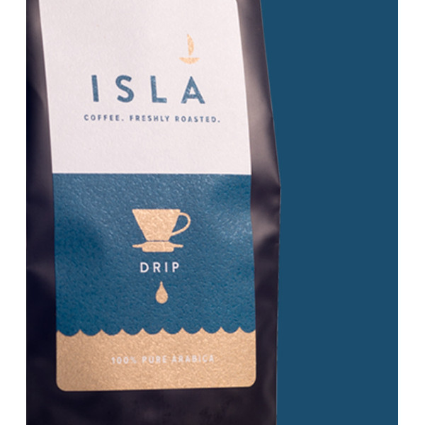 Кава ISLA Drip мелена, для крапельних способів заварювання, 500 г