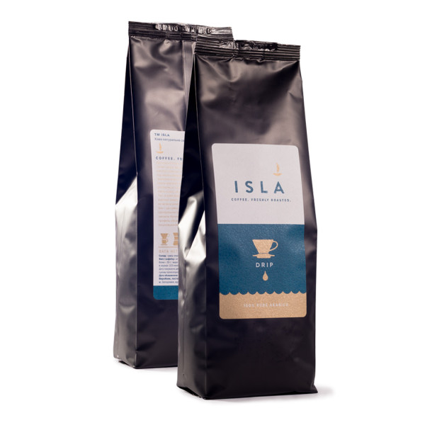 Кава ISLA Drip мелена, для крапельних способів заварювання, 500 г
