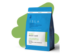 Кава ISLA HALF-CAFF мелена, суміш звичайної та безкофеїнової кави, 200 г (4820189320975)