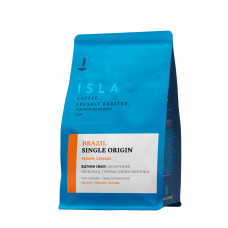 Кава ISLA в зернах, моносорт Бразилія Cerrado, 200 г (4820189320388)