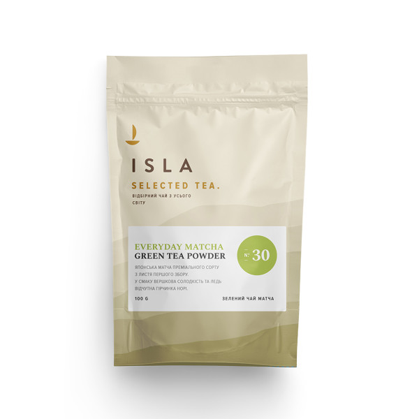 №30 Чай матча Isla «Everyday Matcha», 100 г (4820189320944)