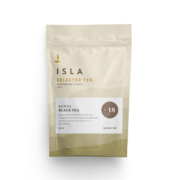 №18 Чай Isla чорний «Кенія», 100 г (4820189320869)