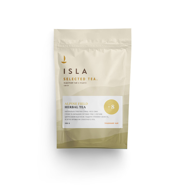 №8 Чай Isla травяной «Альпійський луг», 100 г (4820189320142)