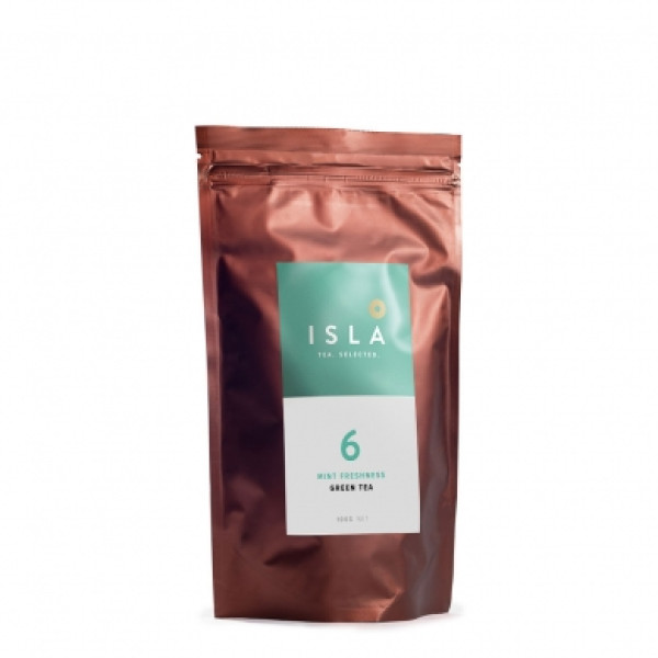 №6 Чай Isla зелений з м’ятою, 100 г (4820189320180)