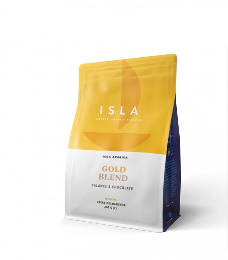 Кава та чай ISLA: в зернах BLUE BLEND + GOLD BLEND + TEA Box