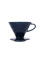 Кавоварка пуровер Hario V60 керамічна, індіго 3VDC-02-IBU-UEX
