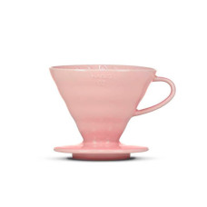 Кавоварка пуровер Hario V60 керамічна, рожева VDC-02-PPR