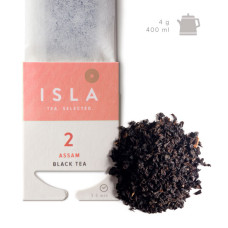 №2 Чай Isla чорний Асам в фільтр-пакеті на чайник, 4 г х 10 шт.