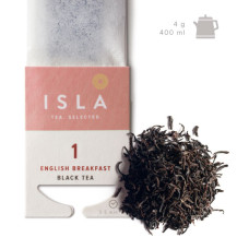 №1 Чай Isla чорний «Англійський сніданок» в фільтр-пакеті на чайник, 4 г х 10 шт.