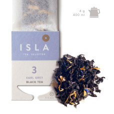 №3 Чай Isla чорний з бергамотом в фільтр-пакеті на чайник, 4 г х 10 шт.