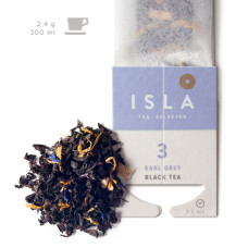 №3 Чай Isla чорний з бергамотом в фільтр-пакеті на чашку, 2,4 г х 10 шт. (4820189320562)