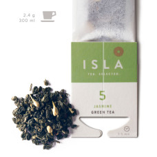 №5 Чай Isla зелений з жасмином в фільтр-пакеті на чашку, 2,4 г х 10 шт. (4820189320586)