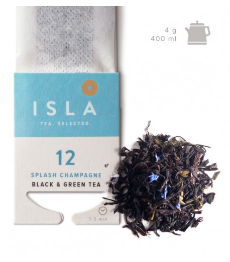 №12 Чай Isla «Бризки шампанського» в фільтр-пакеті на чайник, 4 г х 10 шт.