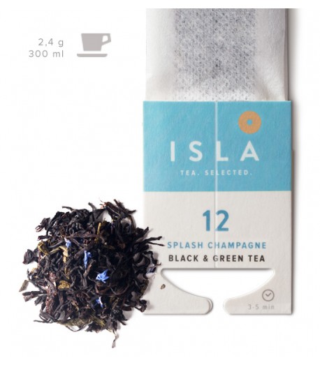 №12 Чай Isla «Бризки шампанського» в фільтр-пакеті на чашку, 2,4 г х 10 шт.